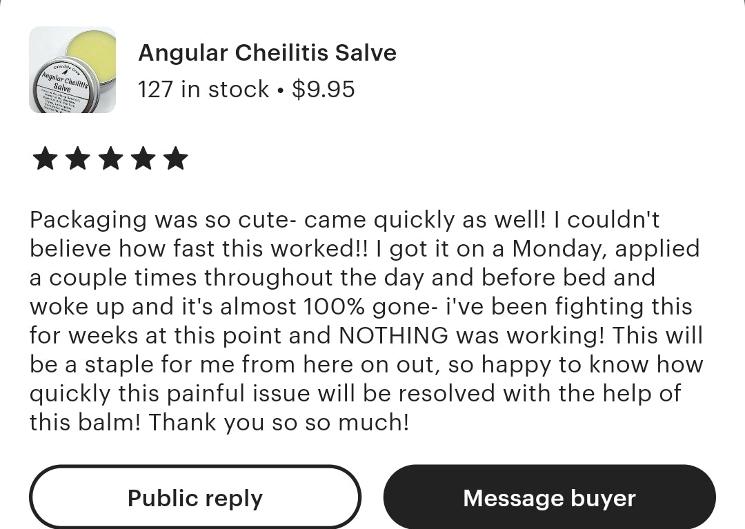 ANGULAR CHEILITIS LIP SALVE