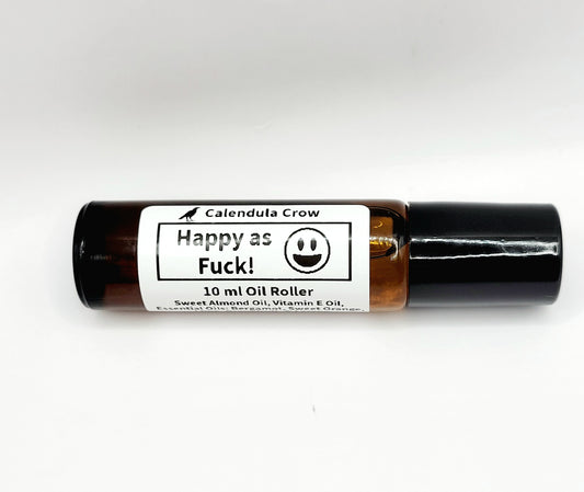 HAPPY AS FUCK OIL - Mood Lifting 10ml Roller