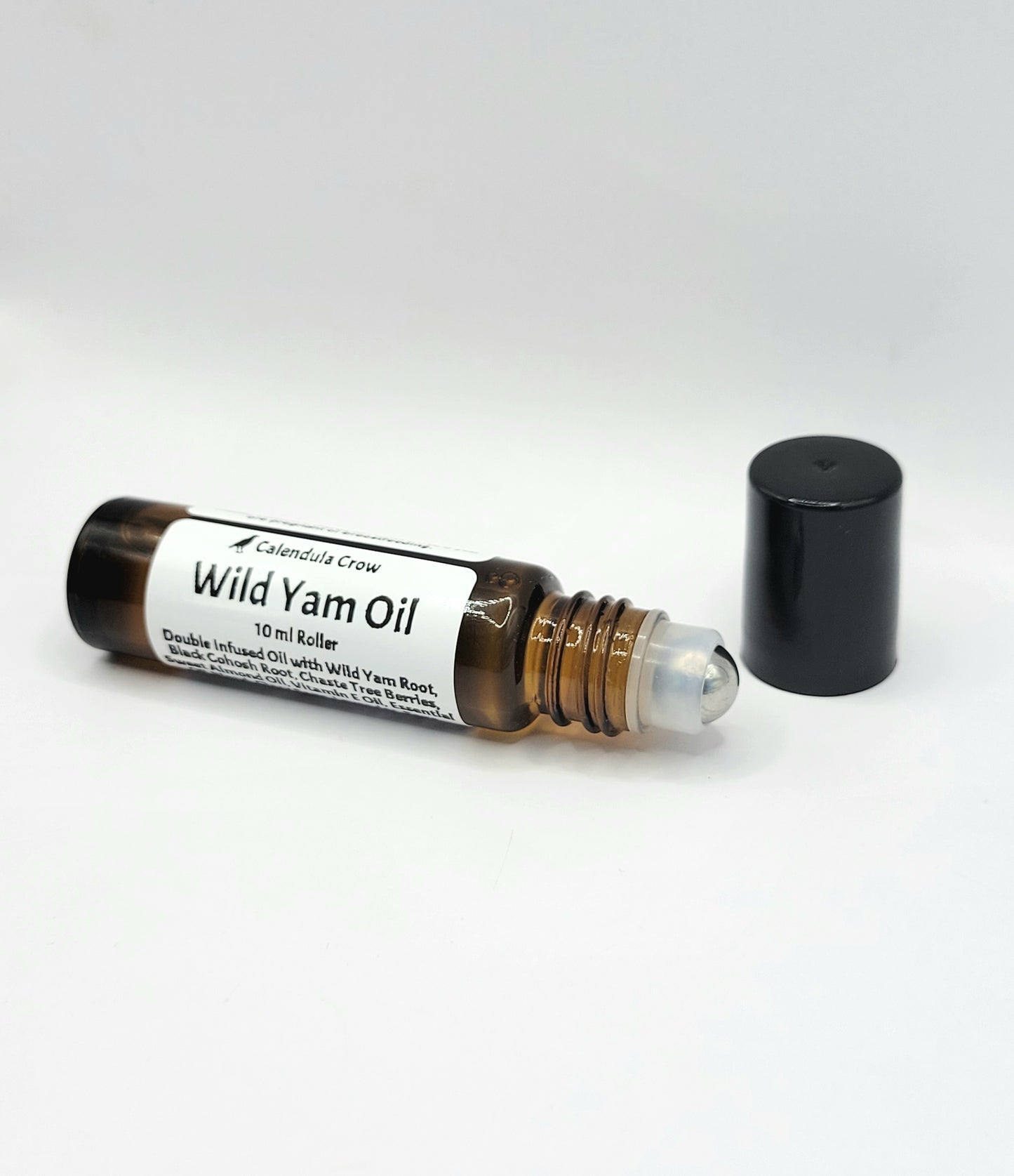 WILD YAM OIL - 10ml Roller Chaste Berries, Black Cohosh, & Wild Yam Infused Oil