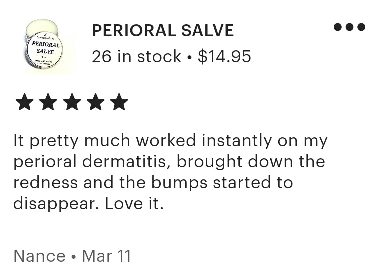 PERIORAL DERMATITIS SALVE