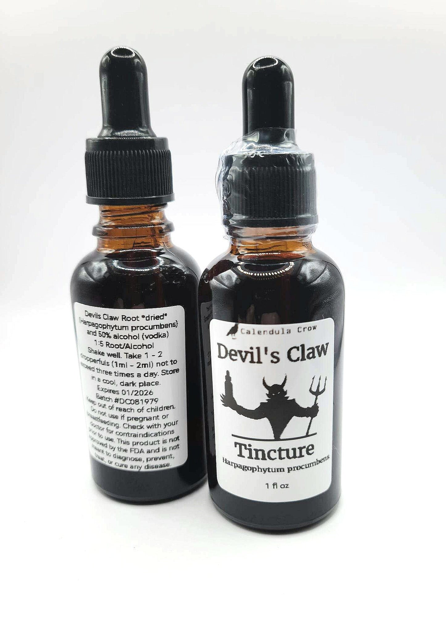 DEVIL'S CLAW ROOT TINCTURE  Natural Pain Relief - Joint Pain, Back Pain, Sciatica Pain