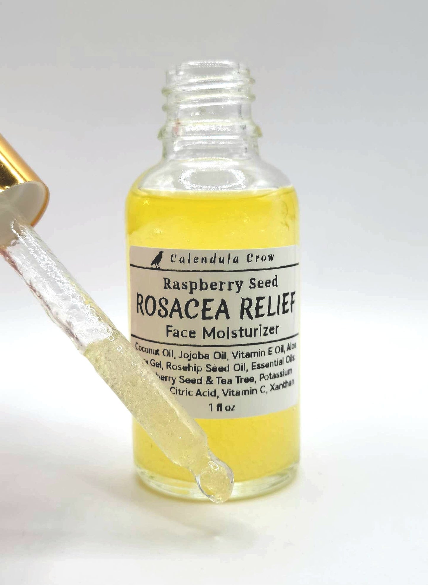ROSACEA RELIEF Face Moisturizer Aloe Vera & Raspberry Seed Oil Blend
